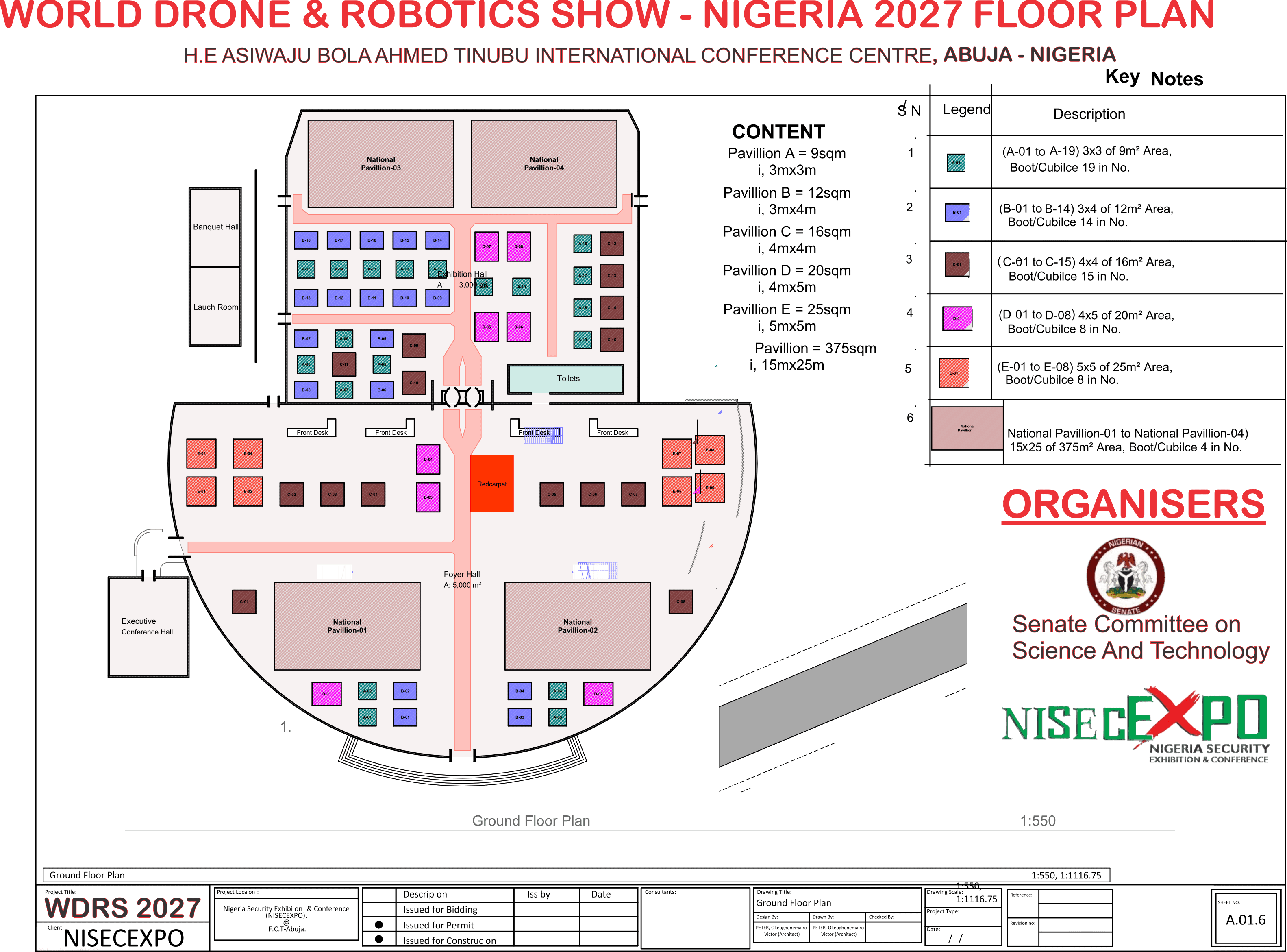 NISECEXPO - WORLD DRONE & ROBOTICS SHOW Floor Plan